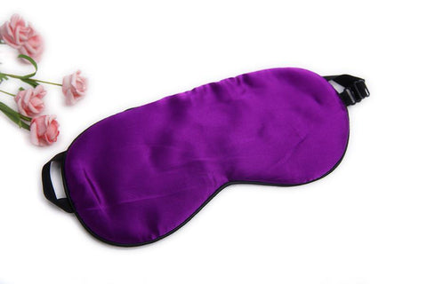Yangtze Store 100% Silk Sleep Mask Purple ES1004