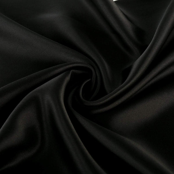 100% silk pillowcase black color- YangtzeStore.com – Yangtze Store