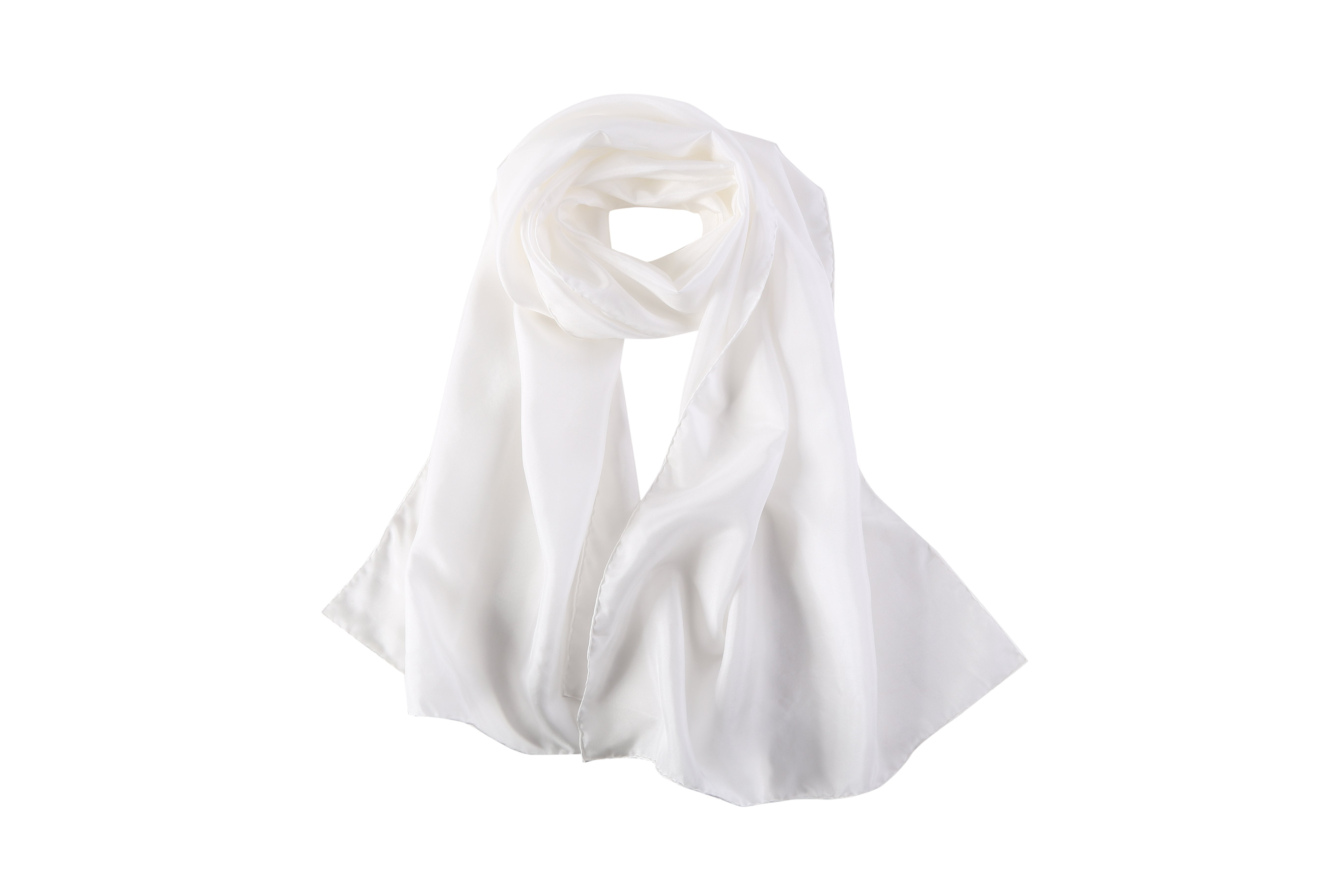 Otto Embroidered Ruana Scarf ECRU WHITE