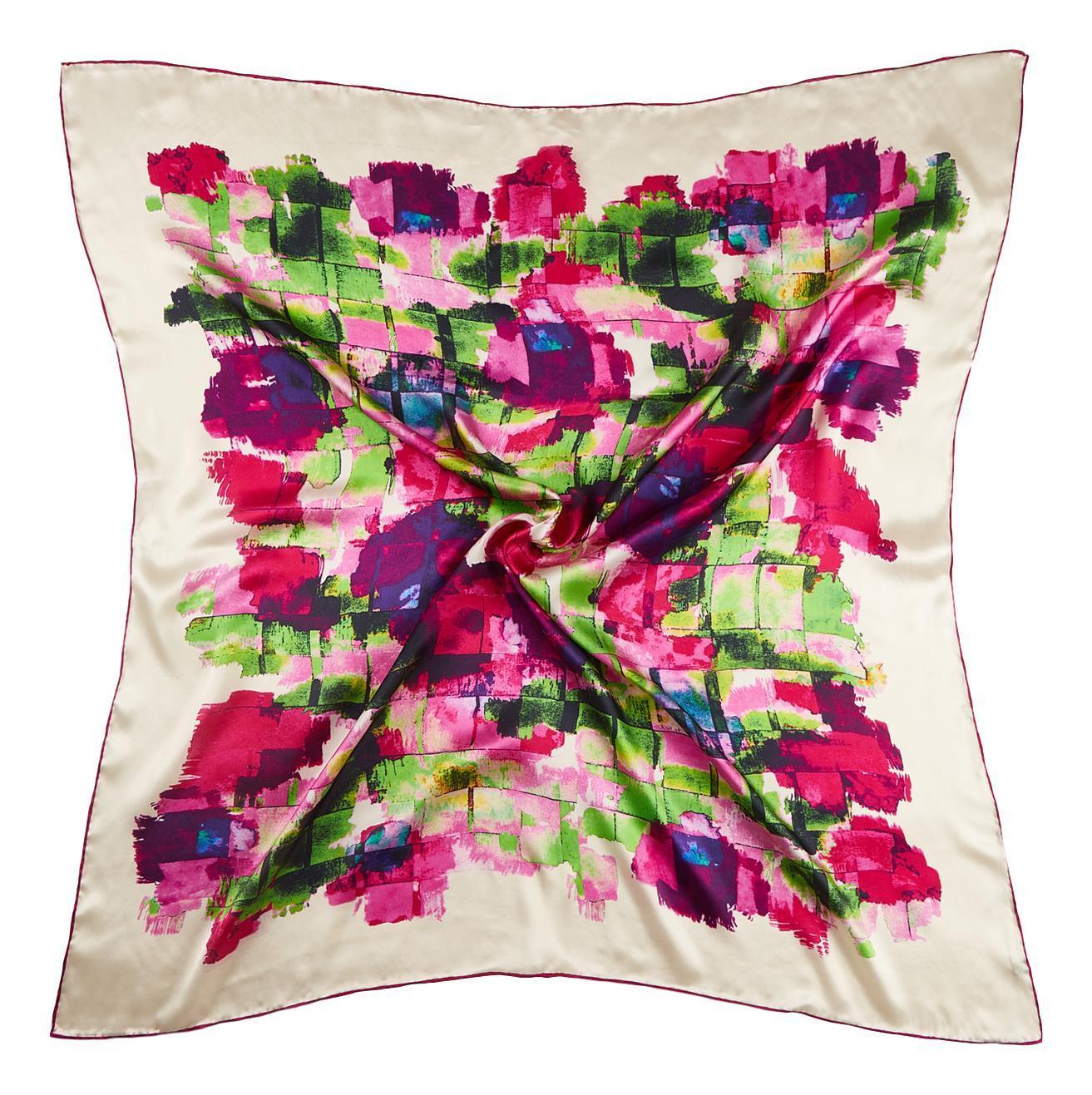 silk scarf pillow