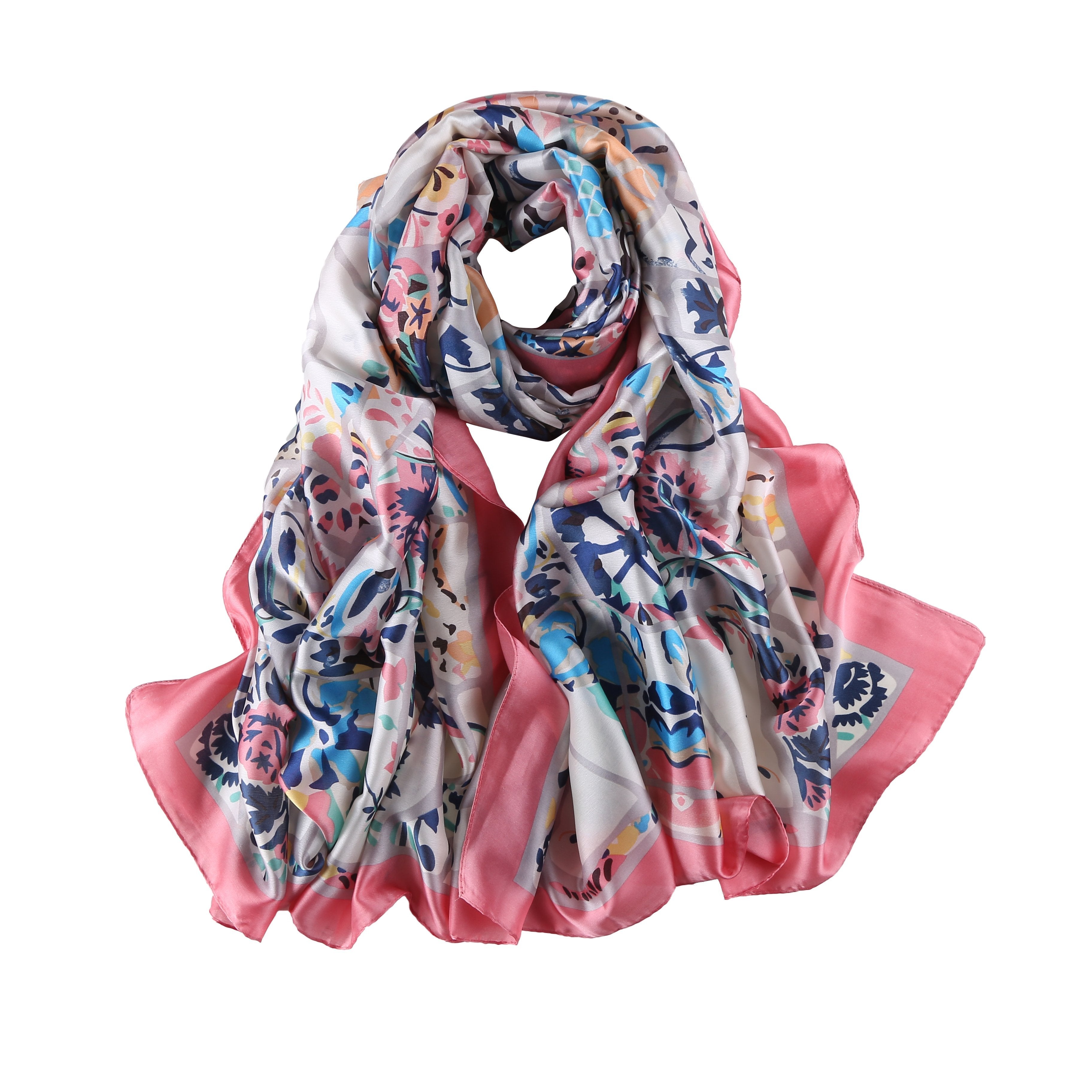 botanical print scarves & wraps