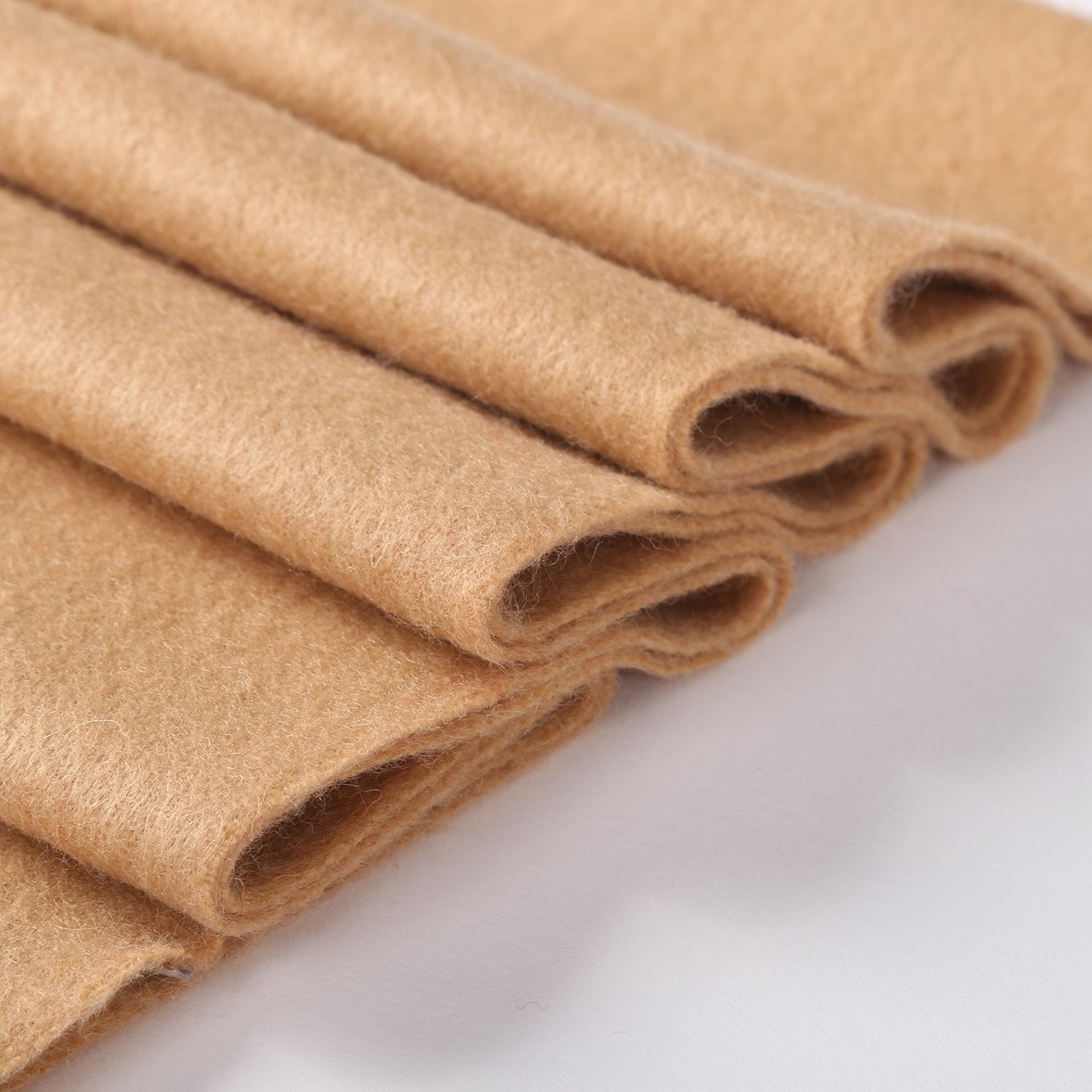 Solid Color Woolen Scarf Light Brown WO4001 – Yangtze Store