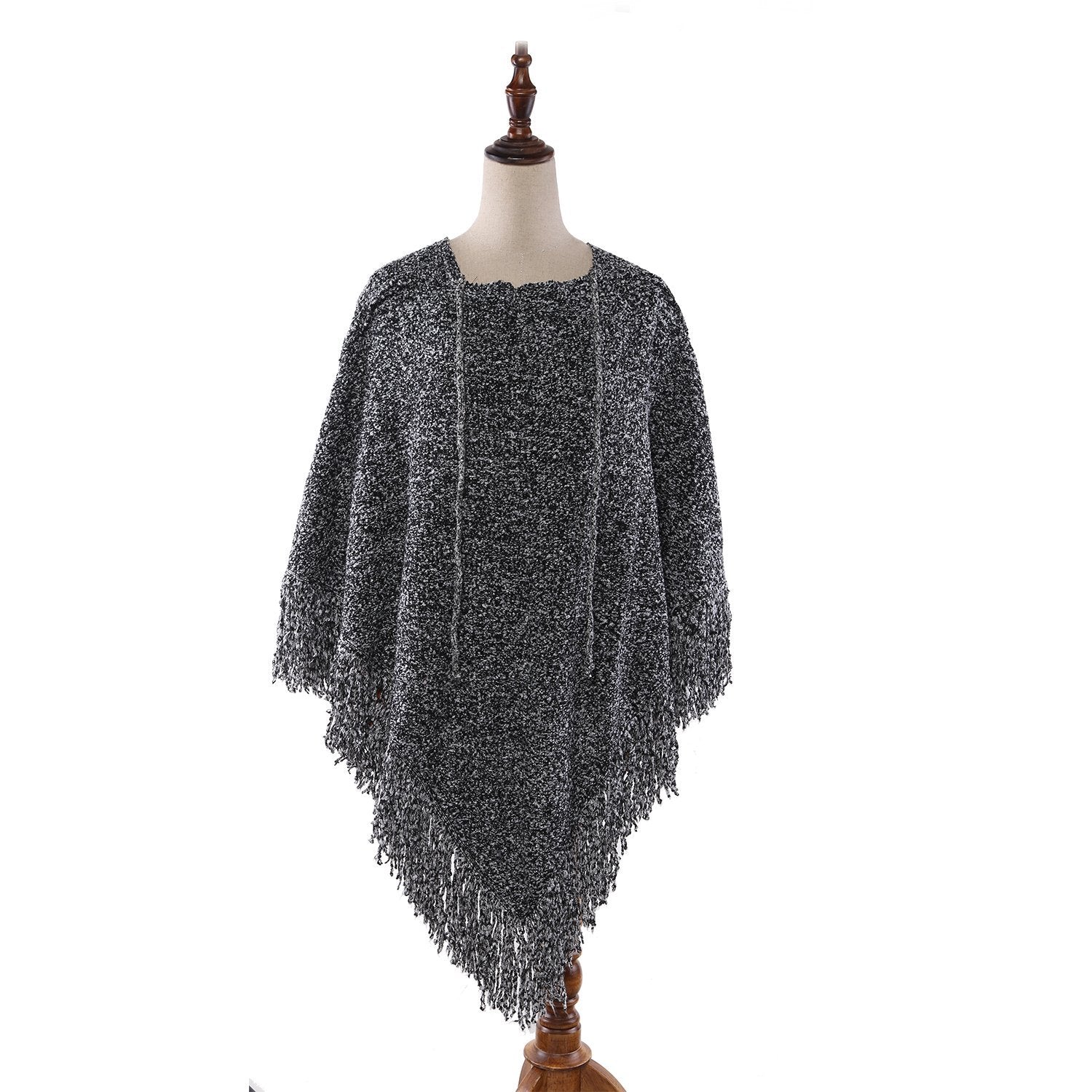 Women's Knit Poncho